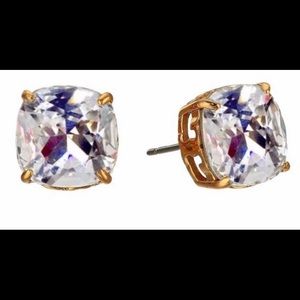 Tory Burch Clear Crystal Stud Earrings